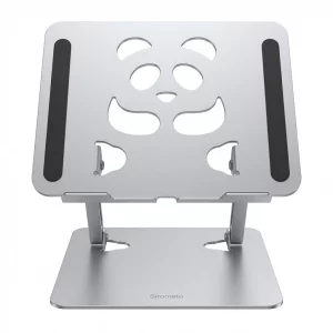 Siromato Laptop Stand for Desk, Ergonomic Notebook Riser with Ventilation, Multi Angle Height Adjustable Foldable Computer Holder for MacBook, Dell, 