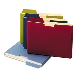 Pendaflex Globe-Weis/Pendaflex File Folder Pockets, 150 Sheet Capacity, Letter Size, Double Top, 1/3 Cut Tabs, Assorted Colors, 10 Pack (FP153L10 ASS