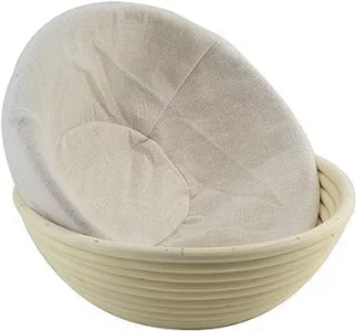 9 Inch Proofing Bread Basket Cloth, Reusable Breathable Liner Cotton Flax Banneton Proofing Bread Cloth, Round Baking supplies Bread Proofing Baskets