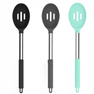 Cyoufine Silicone Slotted Cooking Spoon Set (13.2