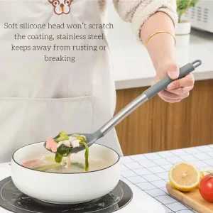Cyoufine Silicone Slotted Cooking Spoon Set (13.2