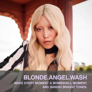 KEVIN.MURPHY BLONDE.ANGEL.WASH - Blonde Shampoo - Purple Shampoo for Blonde & Grey Hair - Colour Enhancement Hair Care - Colour Safe - Paraben & Sulp
