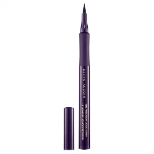 Kevyn Aucoin The Precision Liquid Liner, Black: Easy use with a glide-on felt tip eyeliner. Ultrafine precise applicator for sharp lines. Light to he