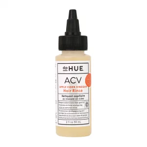 dpHUE Apple Cider Vinegar Hair Rinse, 2 oz - Shampoo Alternative, Scalp Cleanser & Post Workout Rinse - Removes Buildup & Sweat - Protects Natural Ha