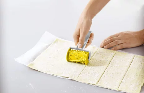 Betty Bossi Nacho Roller from Home-Made Nachos Made Easy with Our Fantastic Dough Roller Orange