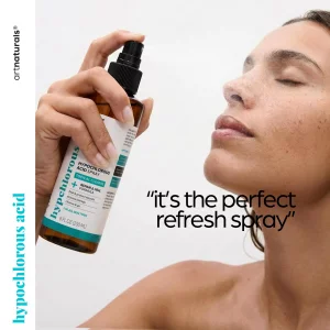 Artnaturals Hypochlorous Acid Face & Skin Spray - Gentle Daily Facial Mist, pH-Balanced, Fragrance-Free, Soothing Cleanser for Sensitive Skin - 8 fl 