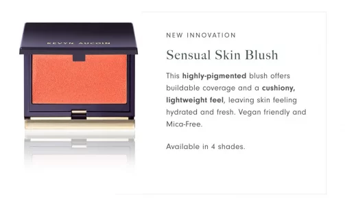 Kevyn Aucoin Sensual Skin Blush - Innocence (soft tangerine: apricot/warm): Cream-to-powder formula. Airbrushed finish. Help blur appearance of textu