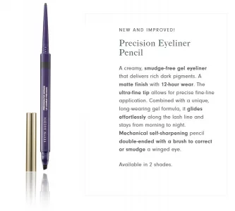 Kevyn Aucoin Precision Eye Definer + brush, black (kohl) color: Eyeliner pencil, self-sharpening, smudge-free. Easy precise application. 12-hour long