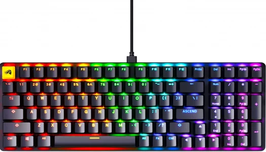 GLORIOUS GMMK 2 Gaming Mechanical Keyboard - Hotswap Cherry Mx Style Linear Switches- Full Size Wired Keyword- Double Shot Keycaps, RGB - PC Setup Ac
