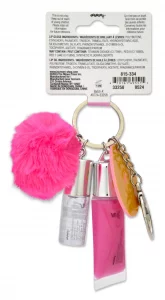 iscream Sprinkle Donut Keychain Strawberry Scented Lip Gloss & Vanilla Scented Lip Oil Set