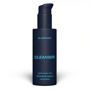 Blueprint Bryan Johnson Gentle Facial Cleanser with SFC & Hyaluronic Acid - Age-Defying Gel Cleanser for Firm, Balanced & Hydrated Skin - Vegan  Fra