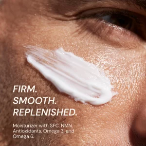 Blueprint Bryan Johnson Moisturizer with SFC & NMN - Age-Defying Face Cream for Firmness, Hydration & Barrier Repair - Fragrance Free, Longevity-Insp