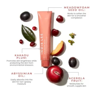 Indie Lee Cleansing Balm Makeup Remover - Oil Based Cleanser with Vitamin C, Kakadu Plum & Acerola Fruit to Melt Away Makeup & SPF, Boost Skin Radian