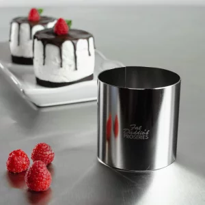 Fat Daddio's Stainless Steel Round Cake & Pastry Ring, 3 x 3 Inch