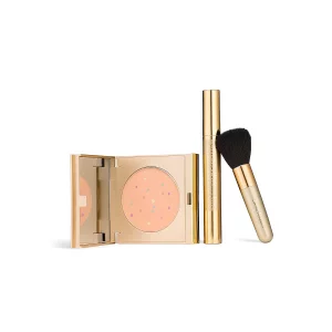 Magic Minerals 4 Pcs Pressed Powder Foundation Set by Jerome Alexander - 4-in-1 Color Correcting Concealer for Older Women - Foundation for Mature Sk