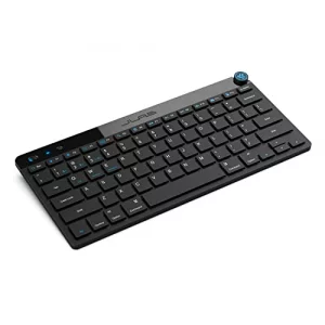 JLab Go Wireless Keyboard, Black, Connect Via Bluetooth or USB Wireless Dongle, Multi-Device Ultra-Compact for a Minimalist or Portable Set-Up (1 Pac