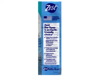 Zest Ocean Breeze Bar Soap - 8 Bars - Enriched With Sea Minerals - Rich Lathering Bars Leave Your Body Feeling Smooth And Moisturized with an Invigor