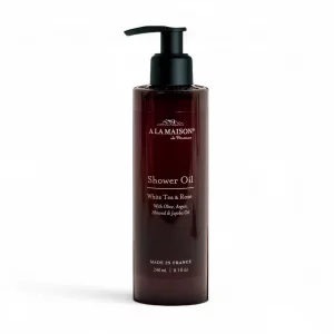 A LA MAISON Cleansing Shower Oil - White Tea & Rose