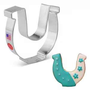 Ann Clark Lucky Horseshoe Cookie Cutter, 4-1/4