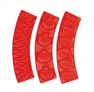 Talisman Designs Pastry Stamps | Set of 3 | Pie Crust Embosser | Pie Decorating Tools & Gadgets | Pie Baking Crust Cutters | Cute & Functional Kitche