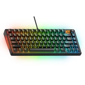 GLORIOUS Gaming Keyboard GMBK 75% - Swappable MX Compatible keycaps, Detachable USB Cable, IP57 Water and dust Resistant, 10 Zone RGB Lighting, Quiet