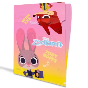 Zootopia Folders for School - Bundle with 2 Plastic Folders Featuring Judy Hopps and Nick Wilde Plus Stickers, More | Disney Zootopia School Supplies