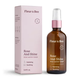 Rosewater Toner | 100% Vegan & Cruelty Free | Hydrating Rose Water Spray Mist | Alcohol Free | Refreshing Facial Toner for All Skin Types | Rose and 