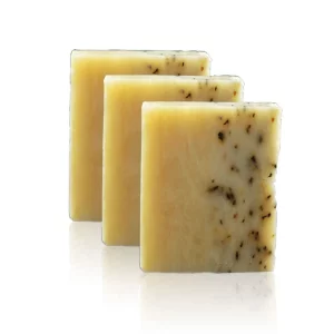 Brickell Men's Mint Soap Scrub Bar for Men (3 Pack), Natural and Organic Exfoliating Bar Soap Handmade with Tea Tree, Coconut and Peppermint Leaf Sce