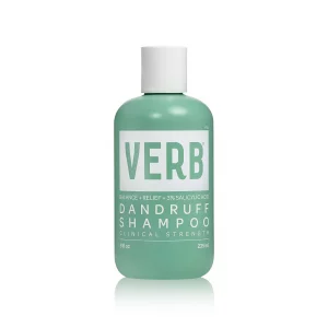 VERB Dandruff Shampoo - for Gentle Cleansing and Clinical Strength Dandruff Relief with 3% Salicylic Acid, 8 oz