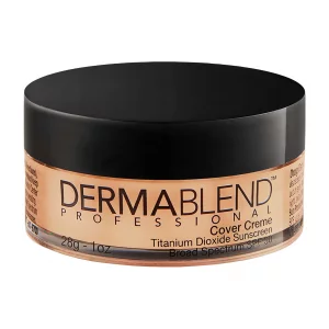 Dermablend Cover Creme High Coverage Foundation with SPF 30, 25N Natural Beige, 1 Oz.