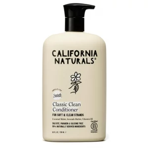 California Naturals Conditioner with Coconut Milk, Vitamin E for Dry Hair & Scalp Care in Women & Men, Natural, Vegan, Paraben & Sulfate Free, Color 