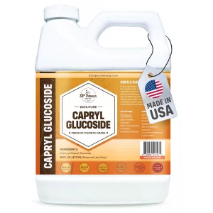 33RD PARALLEL SOAP CO. Capryl Glucoside Liquid Surfactant (16 oz) - Caprylyl Natural, Plant Derived, DIY Skin Care - Facial Cleansers, Body Washes, S