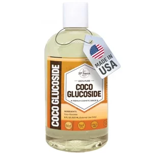 33rd Parallel | COCO GLUCOSIDE Surfactant (8 oz) | Natural Plant Derived | For DIY Cleansers, Shampoos, Conditioners, Moisturizers, Lotions, Makeup R