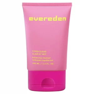 Evereden Steer Clear Balancing Jelly Cleanser for Teens: Clean & Vegan Teen Skin Care for Oily & Pimple-Prone Skin - Pre Teen Face Wash - Gently Clea