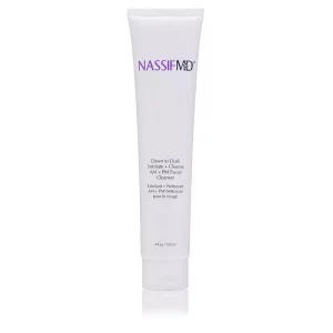 NassifMD Dawn to Dusk Foaming Facial Cleanser Vegan Cleanser Face Wash for Women, Gentle and Hydrating Cream Wash for Dry or Oily Skin, Hydrating