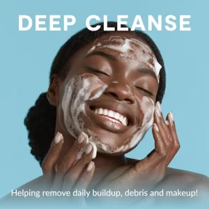 Heyedrate Gentle Tea Tree Oil Foaming Face Wash and Eyelid Cleanser - 1.7oz - Formulated with Aloe Vera to Soothe and Refresh Eyelids (Packaging May 