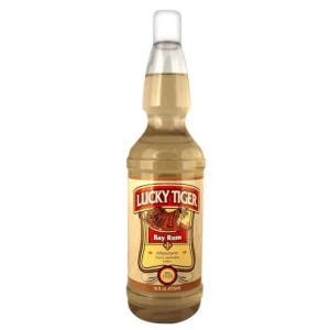 Lucky Tiger Bay Rum AfterShave for Men (16 Fl Oz) - Classic Spiced Aftershave Scent with Bay Oil - Invigorating Post-Shave Toner for Toning & Tighten