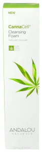 Andalou Naturals CannaCell Cleansing Foam, botanical, 5.5 Fl Oz