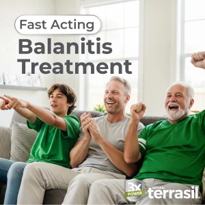 terrasil Balanitis Soap for Men, Care & Relief from Balanitis Symptoms: Itch, Redness. Natural, Dermatologist Tested & Hypoallergenic Approved (75gm)