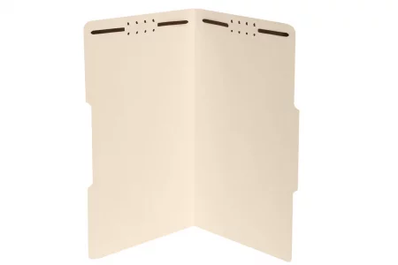 50 Legal Size 1/3 Cut Fastener File Folders - Reinforced Top Tab - Durable 2 Prongs Designed to Organize Standard Legal and Medical Files, Law Office