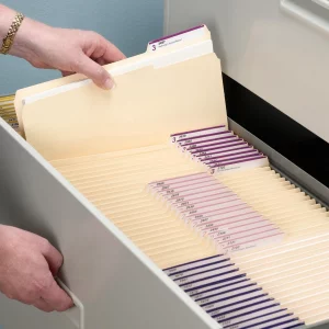 Smead File Folders Letter Sized, 1/3-Cut Tab, Assorted Positions, Letter Size Manila Folders, 200 Per Box