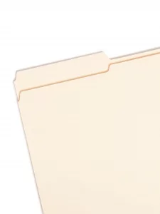 Smead File Folders, Reinforced 1/3-Cut Tab, 1-1/2