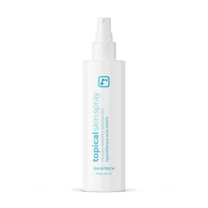 BRIOTECH Topical Skin Spray, Hypochlorous Acid Spray for Sensitive Skin, HOCl Facial Mist, Full Body Support Against Irritation, Calm Redness, Soothe