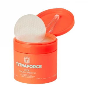 Elishacoy | TETRAFORCE Cica Peeling Toner Pads, Gentle Exfoliating & Calming Toner with Cica, Daily Skin Smoothing & Hydration, Vegan & Dermatologist