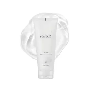 LAGOM Cellup Gel To Water Cleanser, Gentle Morning Face Wash with Hydrating Aqualicia, Non-Foaming Jelly Texture for Daily Use, low-irritation,K-Skin