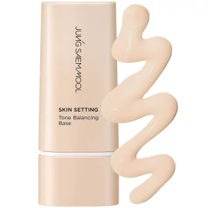 JUNG SAEM MOOL Skin Setting Tone Balancing Base 1.35 Fl Oz, Natural Expression & Pore Blurring Makeup Primer, Hydrating K-Beauty Foundation Base for 