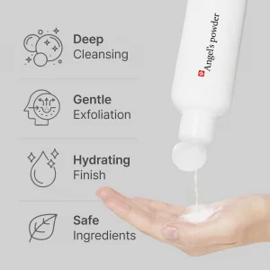 bonkorea Angels Powder Enzyme Powder Cleanser for Face - Gentle Exfoliating Facial Wash for Sensitive Skin, Korean Skincare, pH 5.5, 5.29 oz