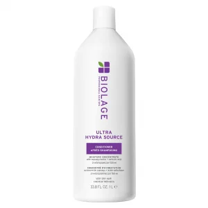 Biolage Ultra Hydra Source Conditioner - Deeply Hydrates and Conditions, Cleanses and Tames Frizz, For Very Dry, Thick, Coarse Hair, Infused with Cup