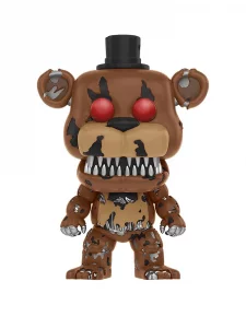 Funko Pop! FNAF: Five Nights at Freddy's - Nightmare Freddy Vinyl Figure Collectibles Bundled with Box Protector