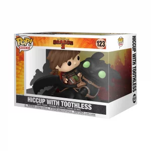 Funko POP! Rides Deluxe: How to Train Your Dragon - Hiccup with Toothless - Collectable Vinyl Figure - Gift Idea - Official Merchandise - for Kids & 